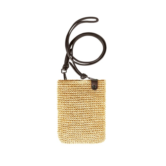 Preview: SEABREEZE MOBILE RAFFIA-NATURE Smartphone Tasche
